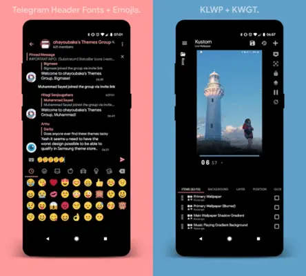 [Substratum] yoru. for Samsung Oreo android App screenshot 1